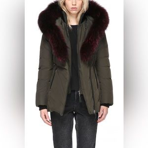 Mackage ADALI down coat with natural fur Signature Mackage Collar
